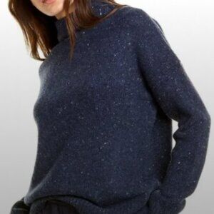 Vince Funnel Neck Wool Blend Sweater - Size Small